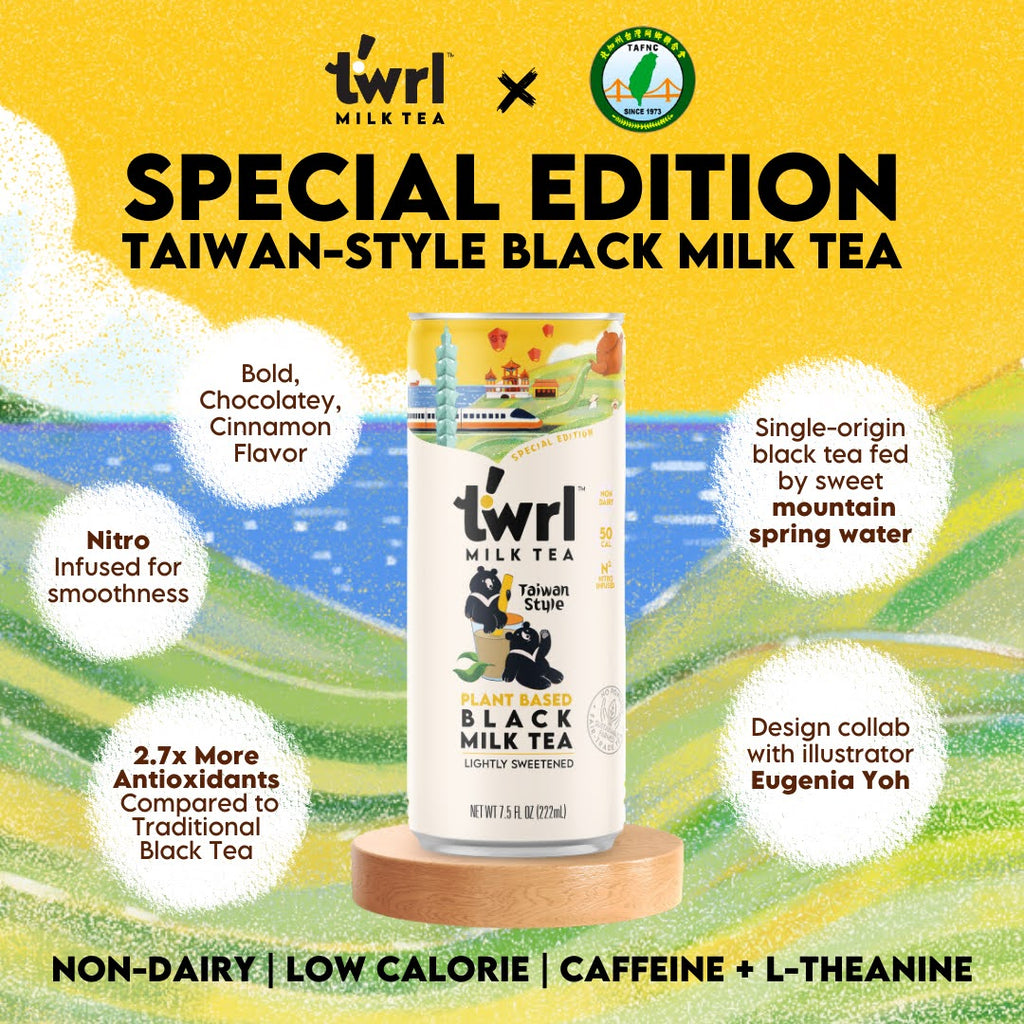 Twrl Milk Tea and Taiwanese American Federation of Northern California Unveil Special Edition