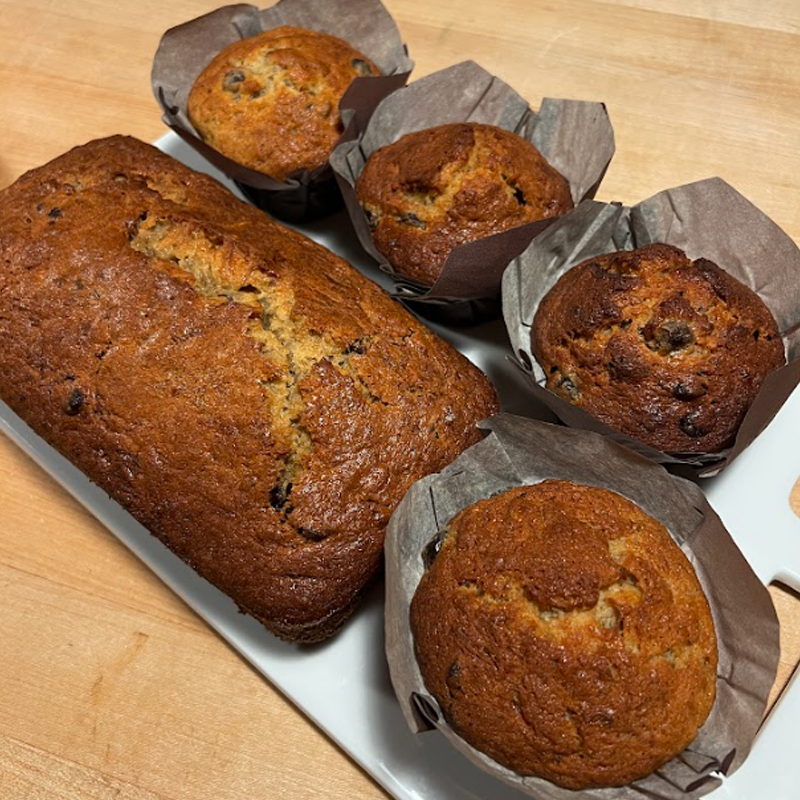 Boba + Chocolate Chip Banana Bread