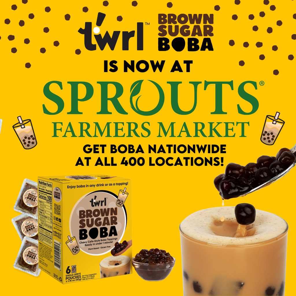 Twrl Milk Tea Introduces Its Bestselling Brown Sugar Boba to Sprouts Farmers Markets Nationwide
