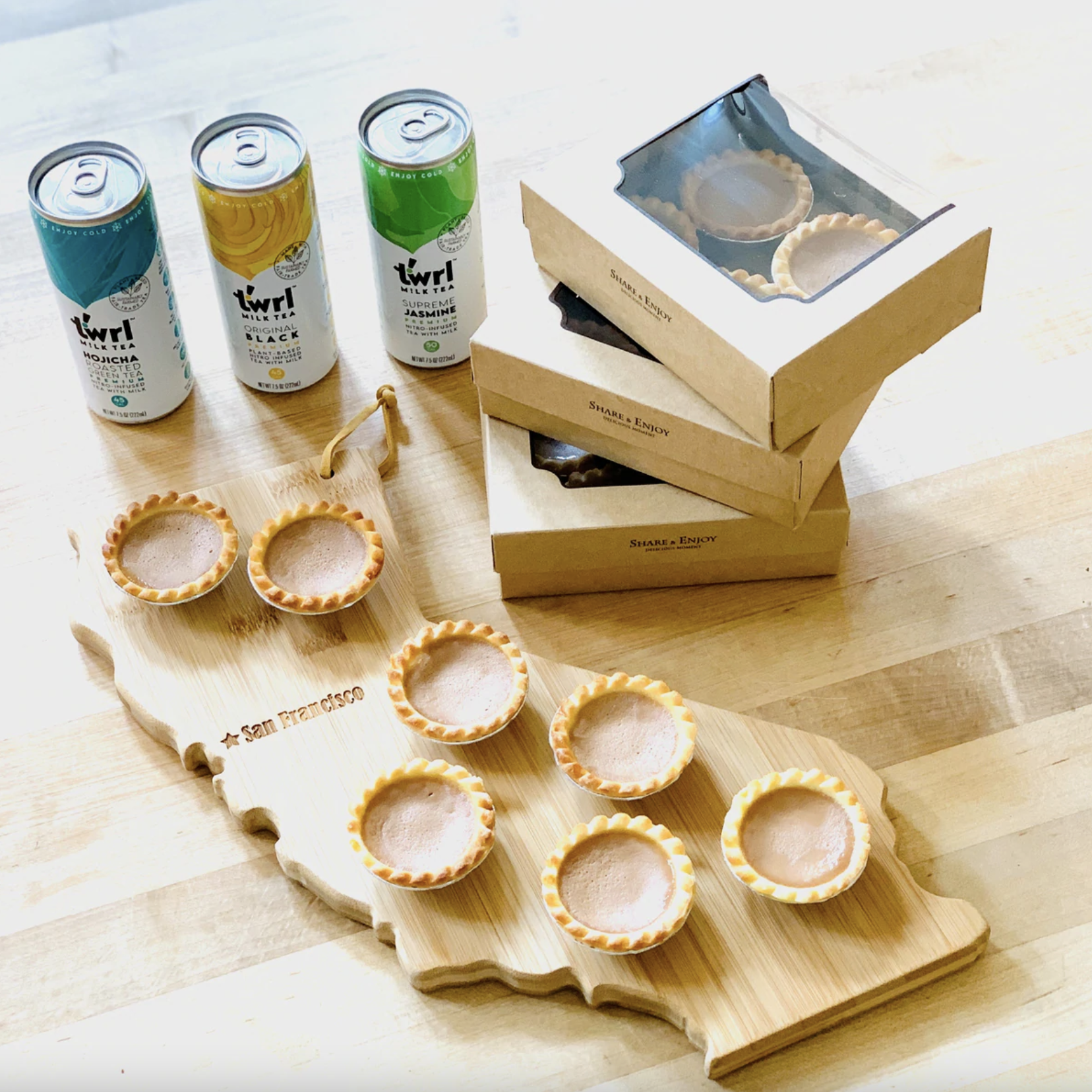 Twrl Milk Tea Egg Tart Recipe