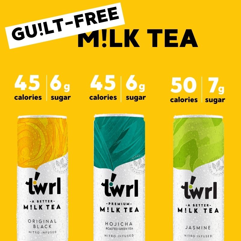 Guilt-free milk tea latte Twrl Milk Tea