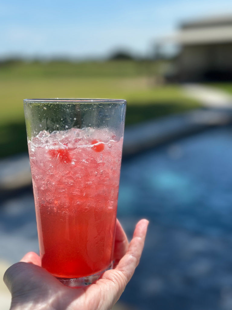 The Perfect Summer Sip: Lime Sparkling Water with Raspberry & Twrl Strawberry Popping Boba