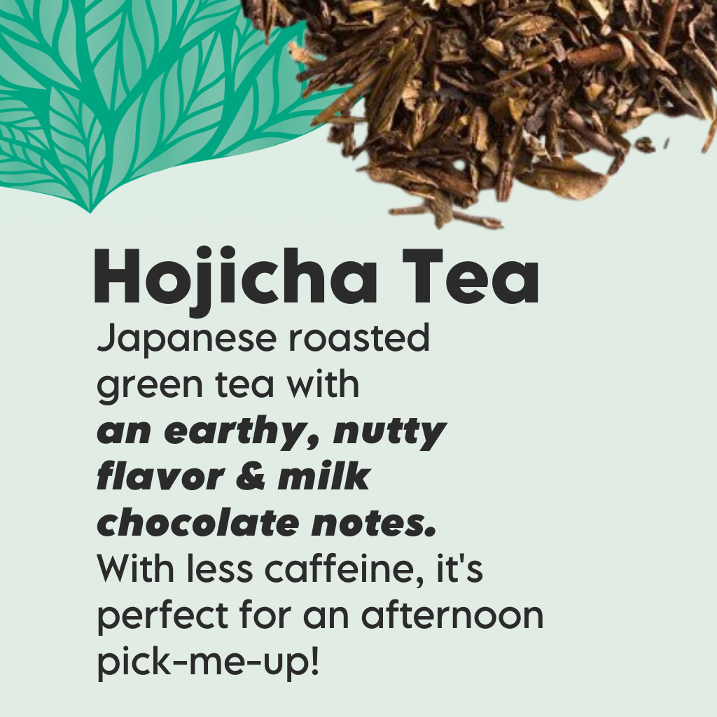 Organic Loose Leaf Hojicha Tea (Roasted Green Tea - Bulk)