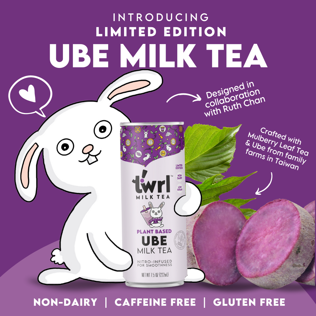 Ube Milk Tea - 12 Pack - Mid Autumn Moon Festival Rabbit Edition