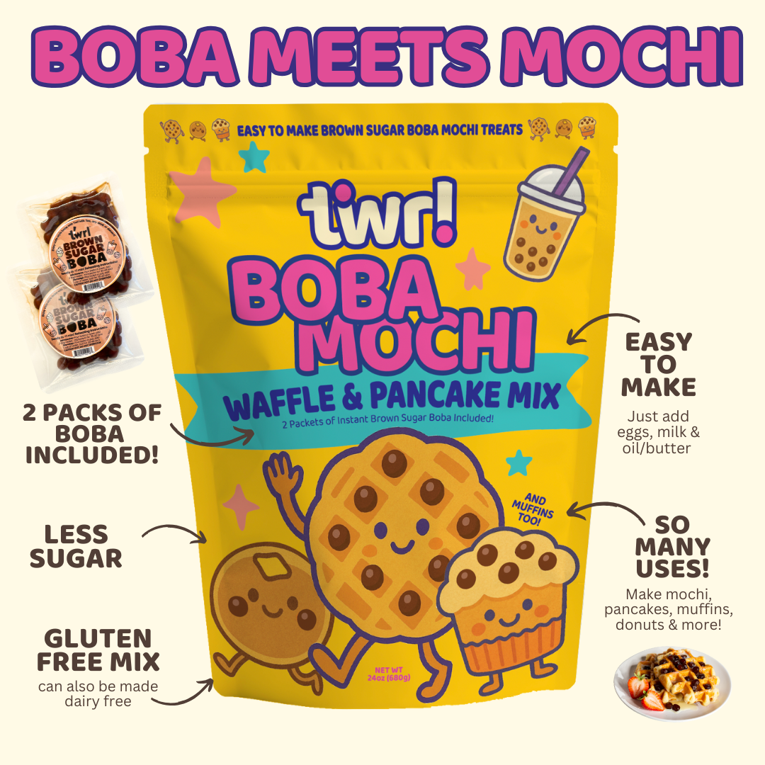 Boba Mochi Waffle & Pancake Mix - Small Batch, Limited Quantities!
