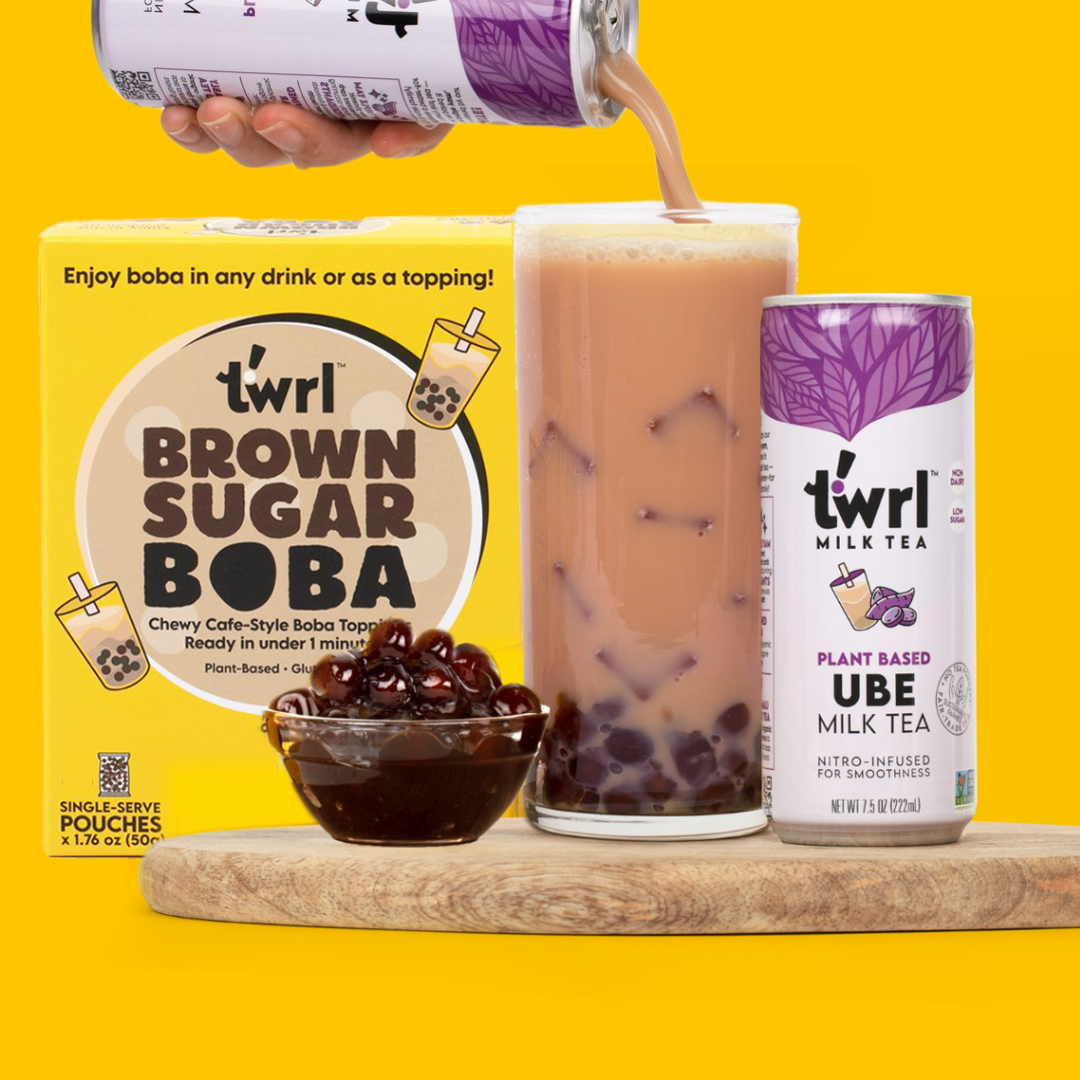 Ube Tea Latte + Boba Topping Sampler Pack