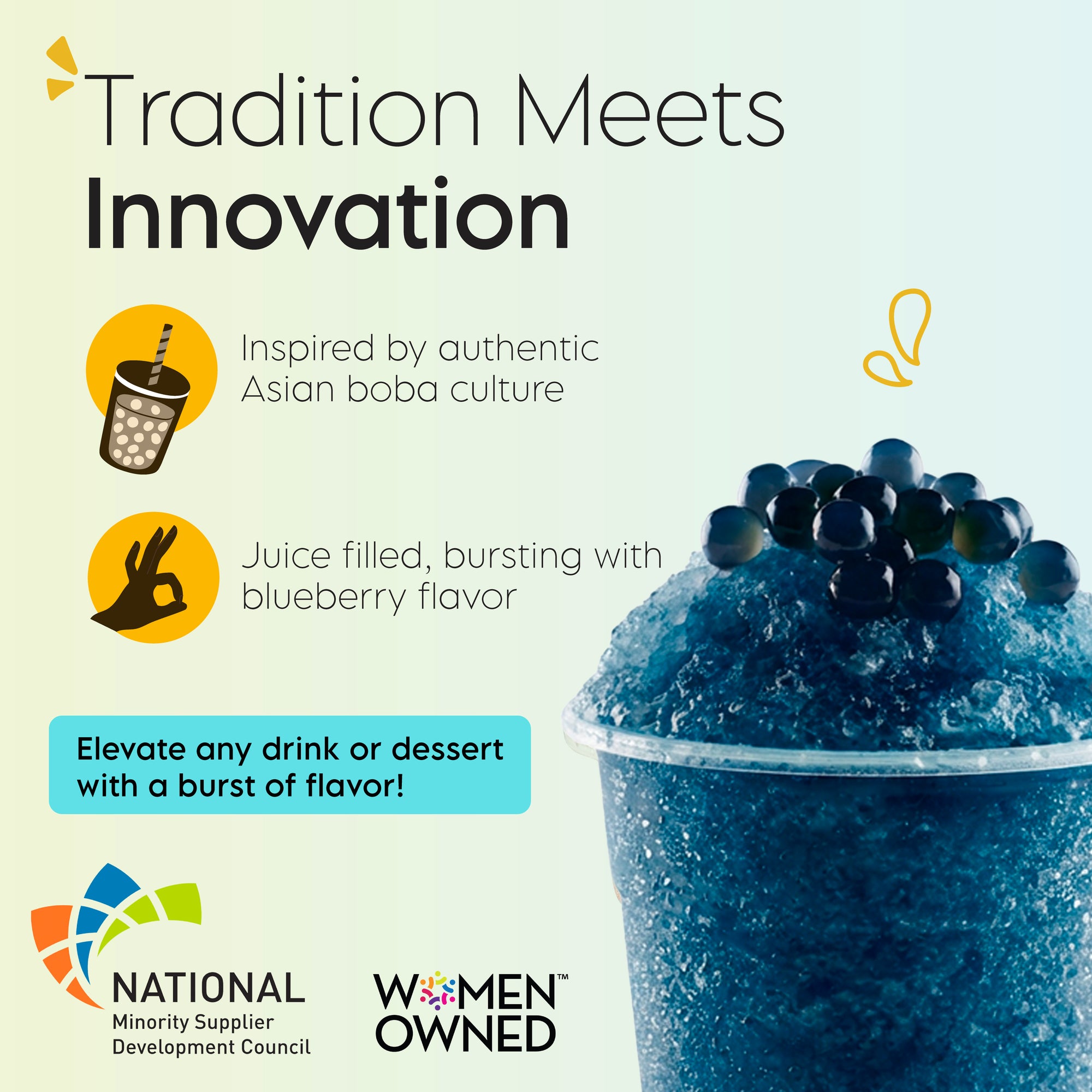 Blueberry Popping Boba 1lb Party Tub