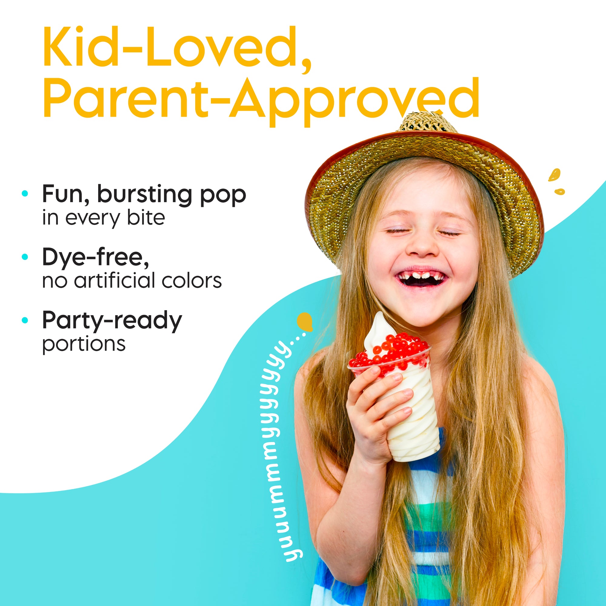 Strawberry Popping Boba 1lb Party Tub