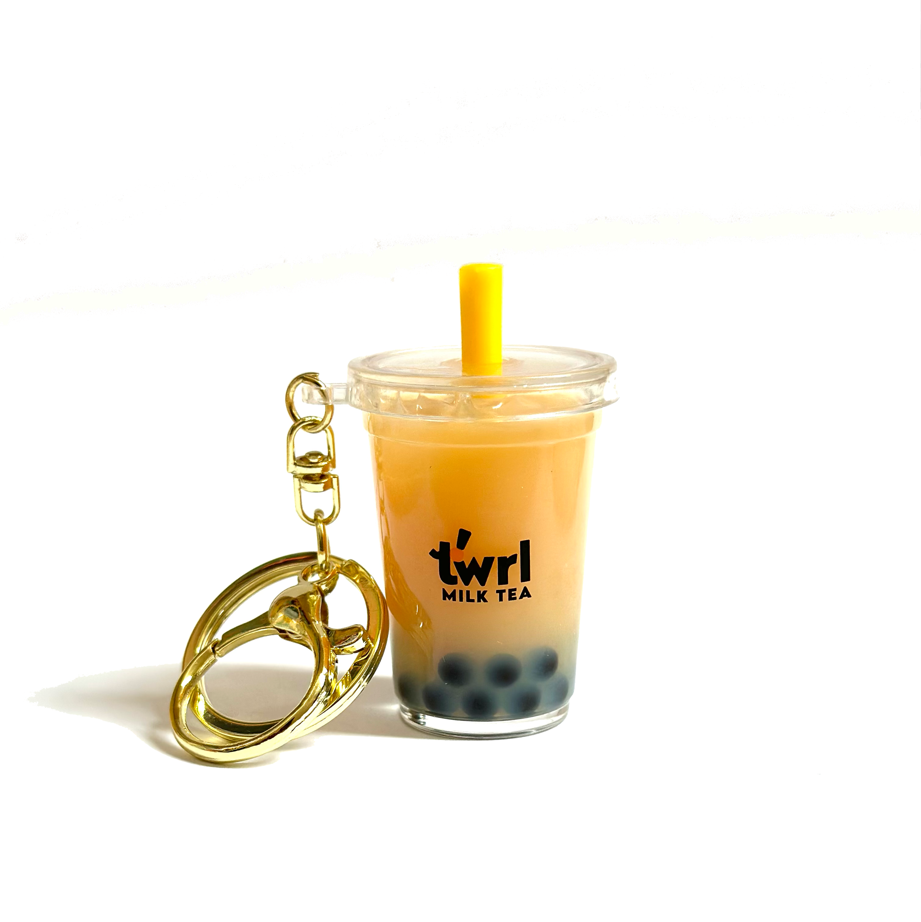 Twrl Boba Milk Tea Keychain