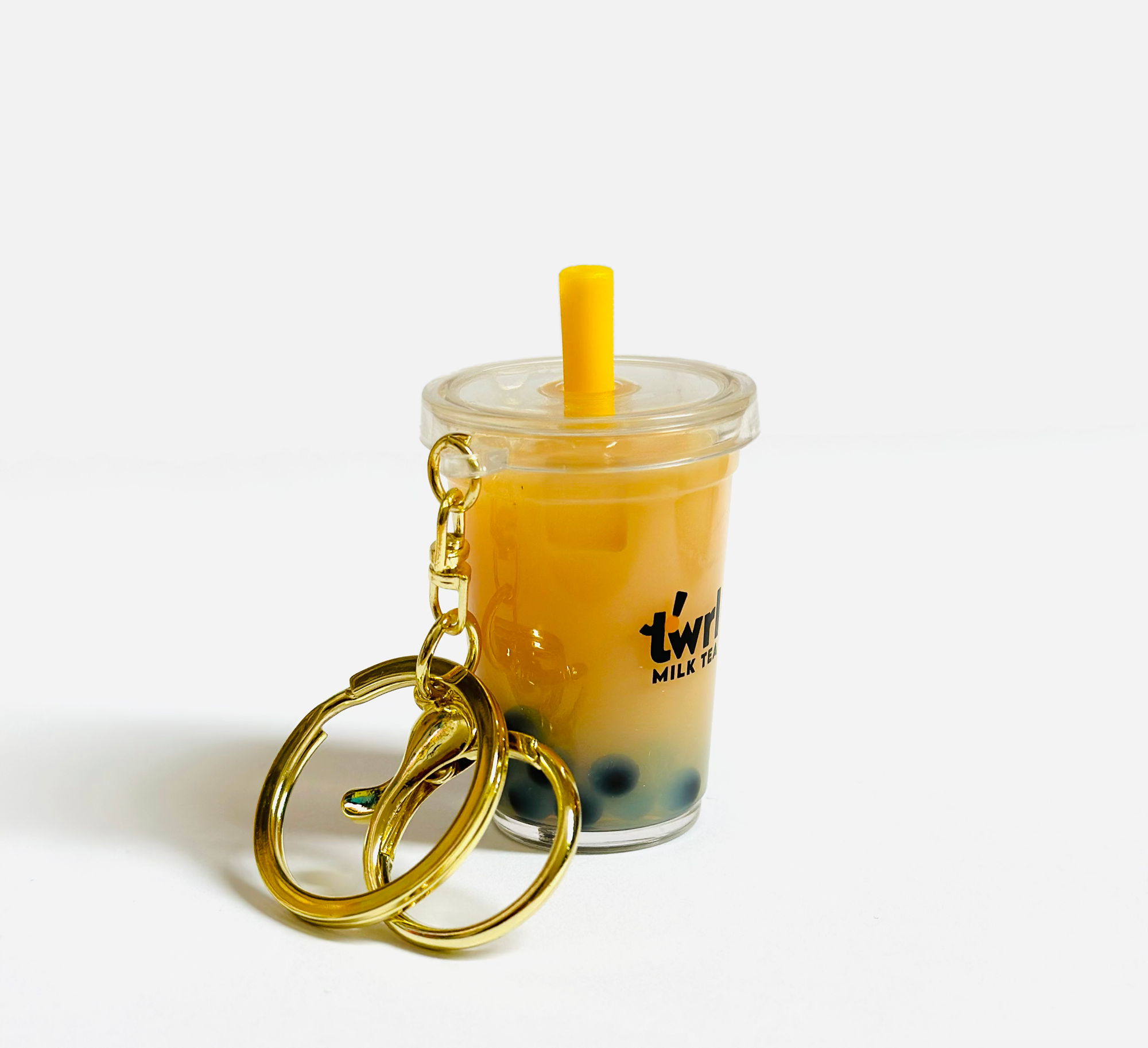Twrl Boba Milk Tea Keychain