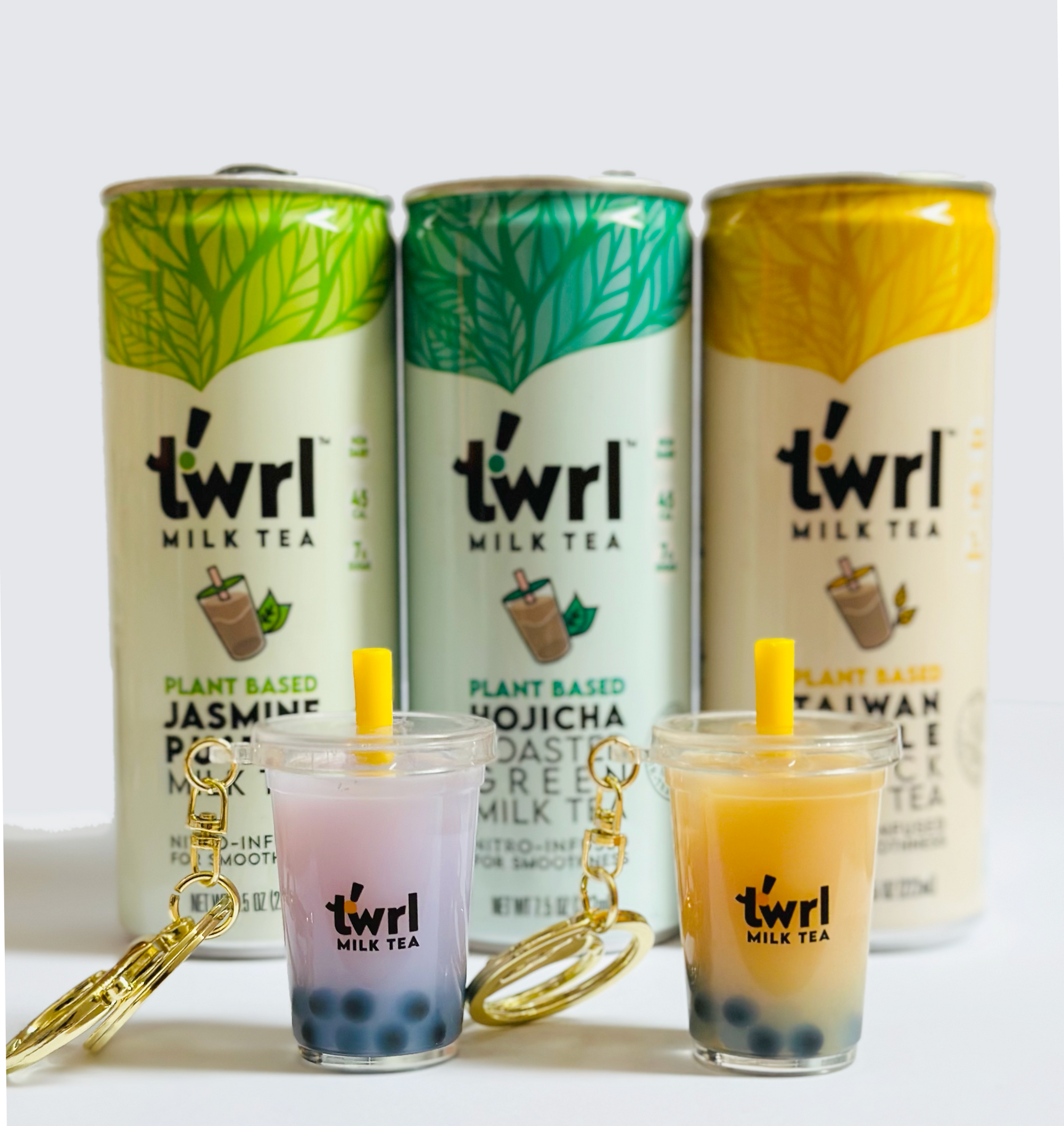Twrl Boba Milk Tea Keychain