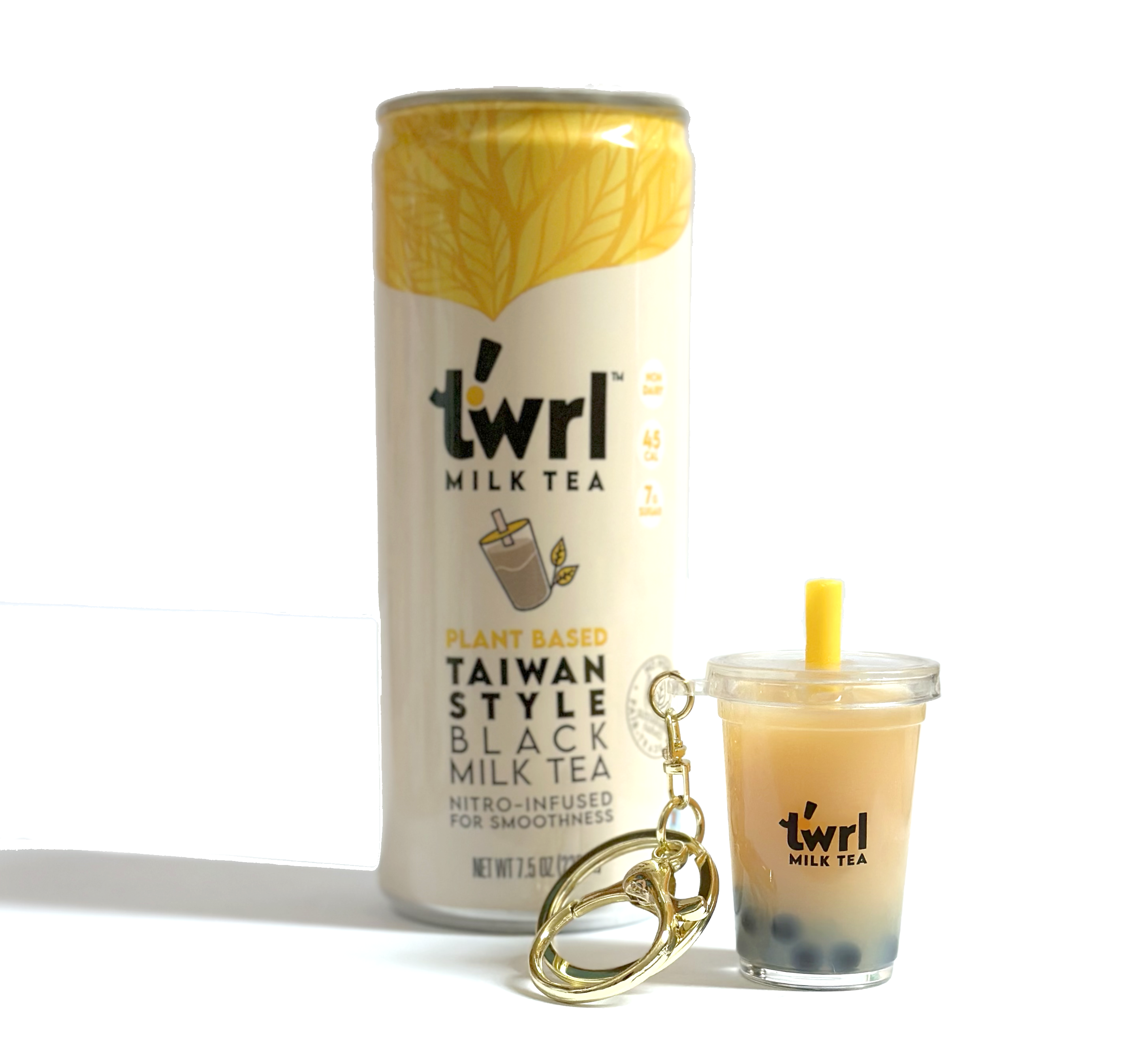 Twrl Boba Milk Tea Keychain