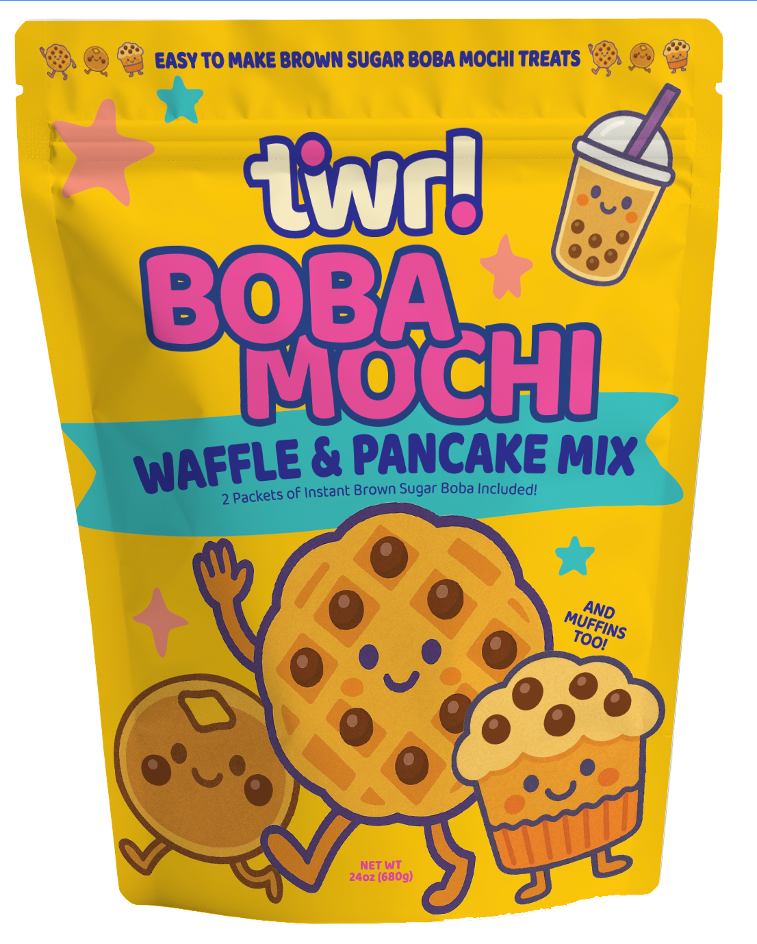 Boba Mochi Waffle & Pancake Mix - Small Batch, Limited Quantities!