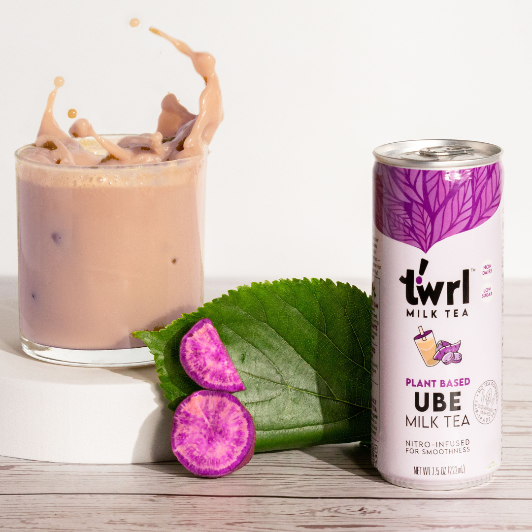 Ube Tea Latte