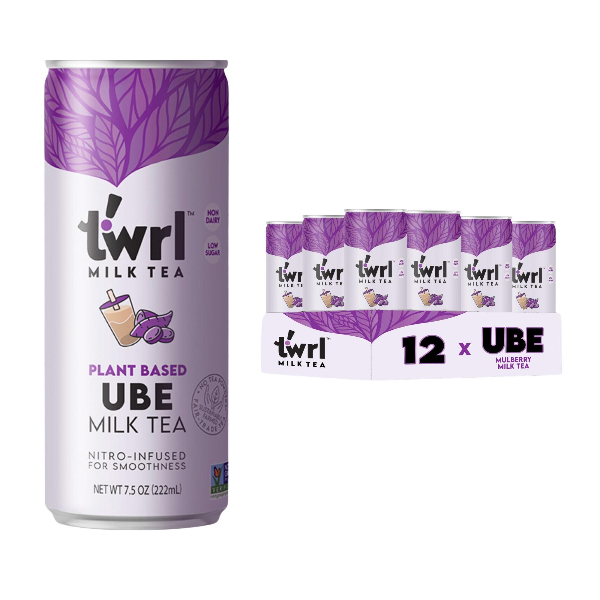 Ube Tea Latte