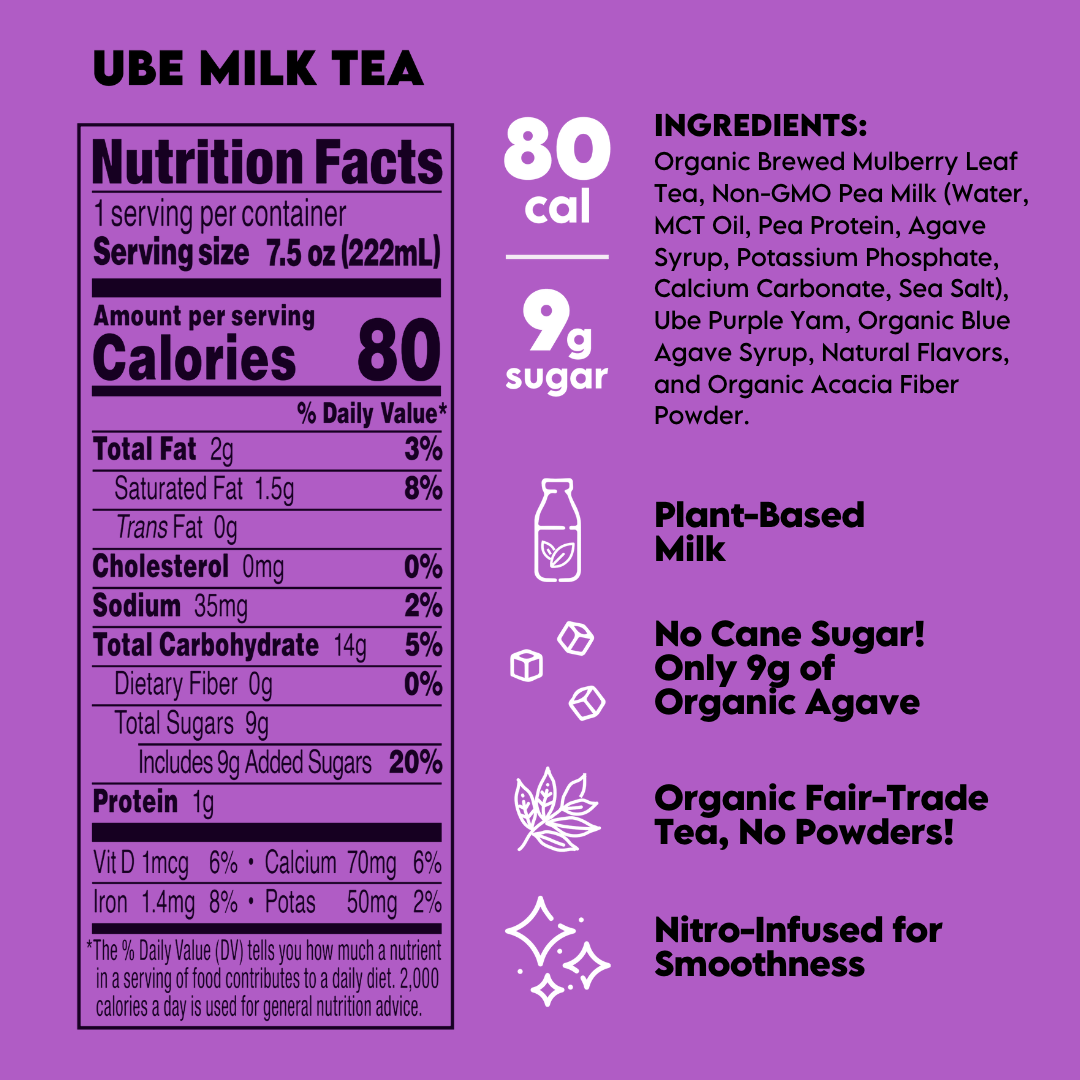 Ube Milk Tea - 12 Pack - Mid Autumn Moon Festival Rabbit Edition